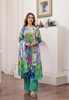 Popinn by Gulljee 3 Piece Printed Lawn_img_0