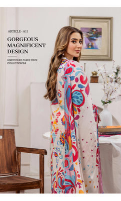Popinn by Gulljee 3 Piece Printed Lawn_img_2