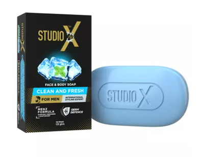 Studio X Clean & Fresh Soap for Men 125 gm_img_0