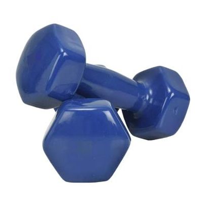 1 Kg Vinyl Dumbbell - 1 Pair - Multicolor_img_3