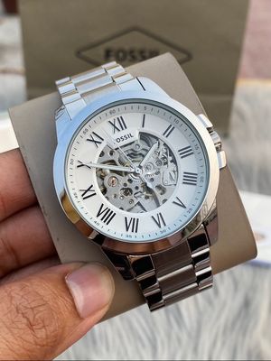 Fossil Grant Automatic Stainless Steel Watch (With Offcial Box and Bag).