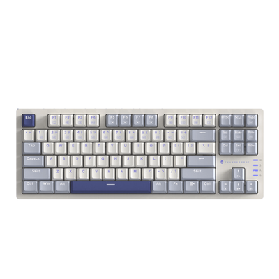 Thunderobot K87 Hot-Swappable Mechanical Keyboard Bright Cream/Mint - Red Switch_img_1