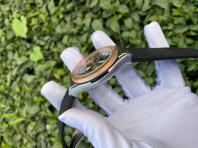 Hublot Automatic Black Belt - Silver & RG Body_img_3
