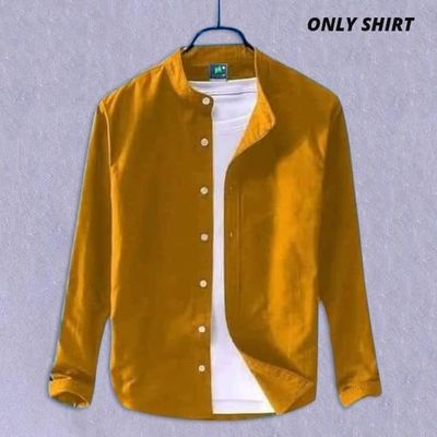 Solid Color Cotton Shirt (Only Shirt_img_16