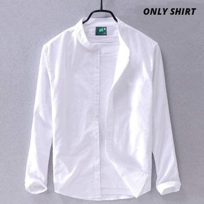 Solid Color Cotton Shirt (Only Shirt_img_18