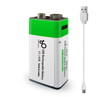 SmarToools 9V 650mAh Type-C Lithium Rechargeable Battery_img_1
