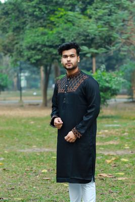 কটন এম্ব্রোডারি পাঞ্জাবী_img_0