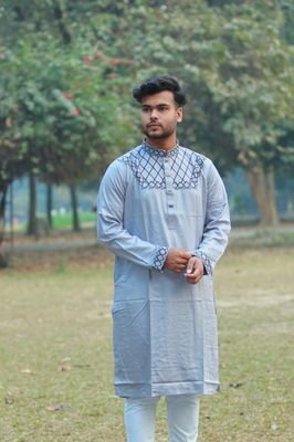 কটন এম্ব্রোডারি পাঞ্জাবী_img_1