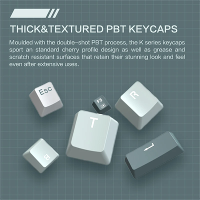 Thunderobot K87 Hot-Swappable Mechanical Keyboard Bright Cream/Mint - Red Switch_img_6