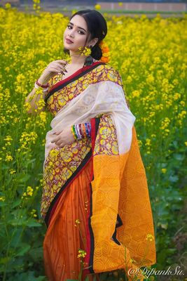 Digital Print Sharee with Blouse_img_1