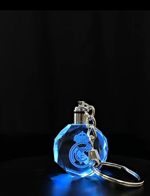 Real Madrid Crystal Keychain-7Color changing mode_img_0