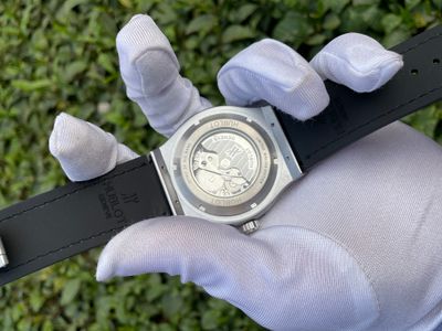 Hublot Automatic Belt - Silver & Black Body_img_1