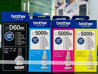 Brother BTD60 & BT 5000C Ink Bottle 1 Set (CMYK)_img_0