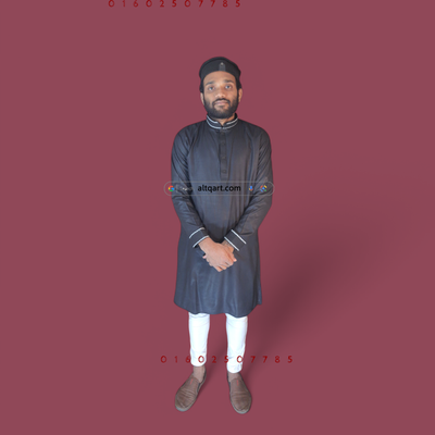 Buy Men's Exclusive Embroidery Panjabi B1 - AltQart_img_2