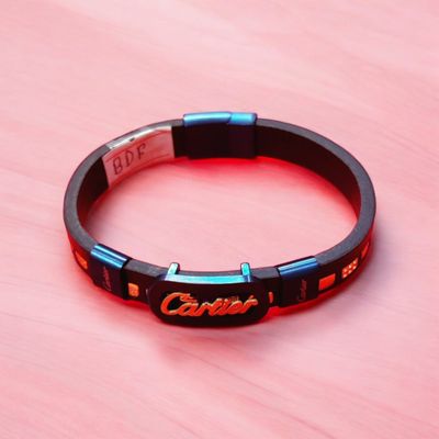 22mm Anchor Desgin Black Color Leather Bracelet Stainless Steel Retro Style Bracelets Boyfriend Gifts pulsera hombre_img_1