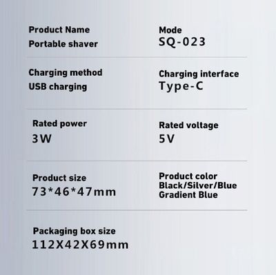 Portable USB Rechargeable Shaver_img_5