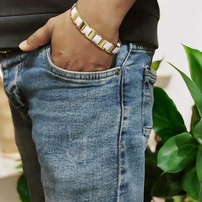 18MM White Ceramic Wide Chain Bracelet Men Luxury Rose Gold Color Stainless Steel Male Jewelry Accessories His Birthday Gifts_img_3