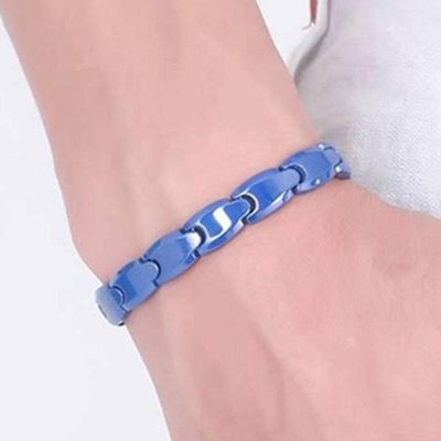 Ceramic Wide Chain Bracelet Men Luxury Rose Gold Color Stainless Steel Male Jewelry Accessories His Birthday Gifts_img_2