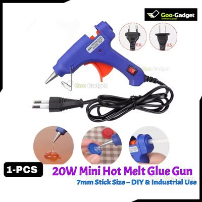 20W Mini Hot Melt Glue Gun | 7mm Stick Size | DIY & Industrial Use_img_0