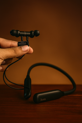 Hoco ES2 Pro Wireless Neckband – Black_img_2