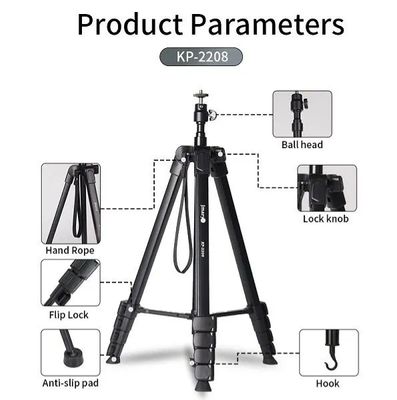 Jmary KP-2208 Professional Tripod With Mobile Holder_img_2
