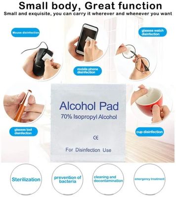 Saniswab Alcohol Pads 100 Pcs – 70% Isopropyl Alcohol Swabs for Disinfection & First Aid_img_2