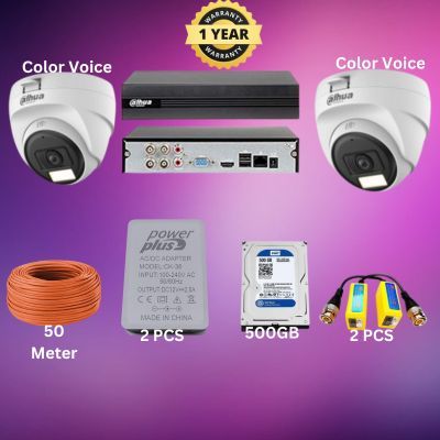 Dahua 4CH XVR 2pcs 2MP camera package_img_0