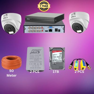 Dahua 8CH XVR 2pcs 2MP camera package_img_0