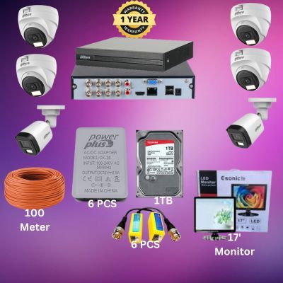Dahua 8CH XVR 6pcs 2MP camera package_img_0