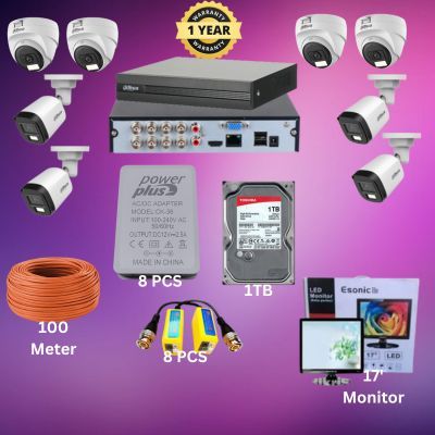 Dahua 8CH XVR 8pcs 2MP camera package_img_0