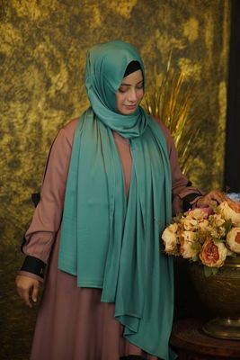 Premium Zafran silk hijab_img_0