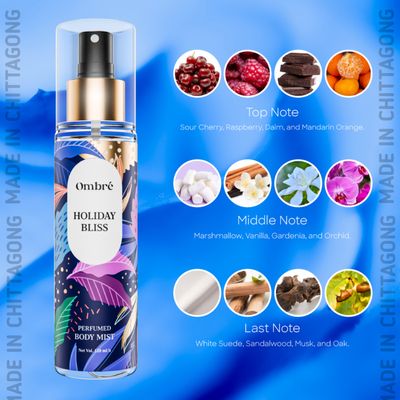 Ombre Perfumed Body Mist - Holiday Bliss  120ml_img_3