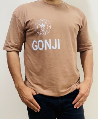 Gonji Printed Drop Shoulder – Classic Brown_img_0