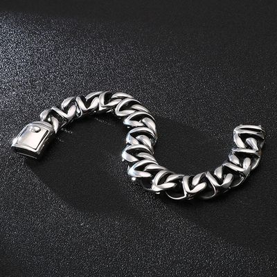 stainless steel bracelet cross-border new accessories wholesale European and American personality retro lace totem men's bracelet fashion_img_0
