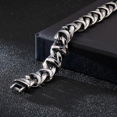 stainless steel bracelet cross-border new accessories wholesale European and American personality retro lace totem men's bracelet fashion_img_1