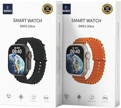 WiWu SW01 Ultra Bluetooth Calling Smart Watch (IP68, Sports Modes, 2.1″ HD IPS)_img_0