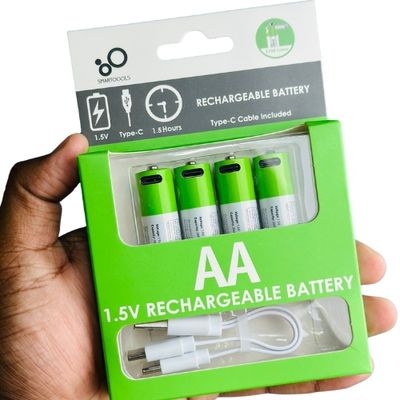 SmarToools RB40 AA 1.5V 750 mWh Rechargeable Battery (4Pcs Set)_img_3