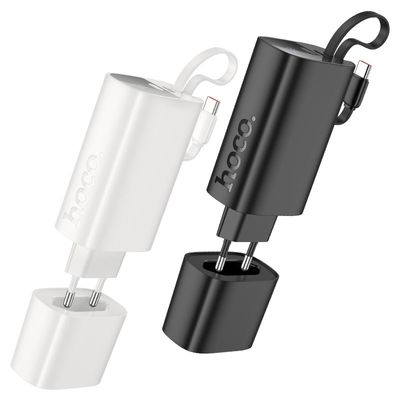 Hoco J148 Handy PD20W 5000mAh Power Bank EU plug – Black_img_2