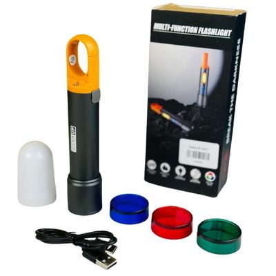 GearUP K57 Multifunctional Rechargeable Torch, Flashlight Zoomable LED Flashlight_img_0
