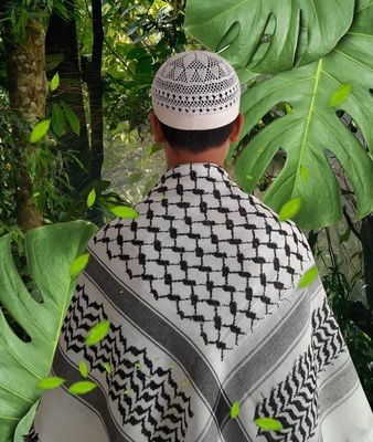 ফিলিস্তিন কেফিয়া ও ক্যাপ কম্বো_img_1