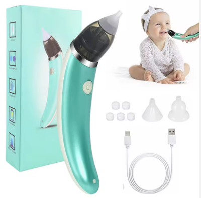 Baby Nose Cleaner with Different Levels of Suction USB Rechargeable Nasal Aspirator_img_2