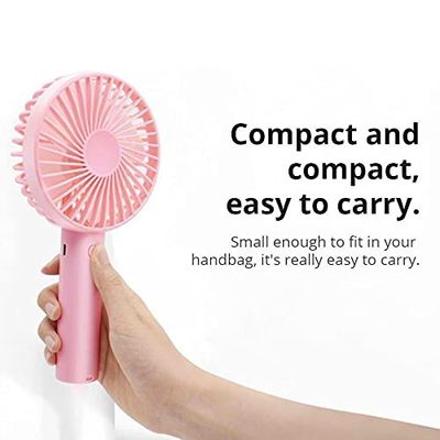 Portable Handheld & Desktop Fan – USB Rechargeable, 3 Speeds_img_0