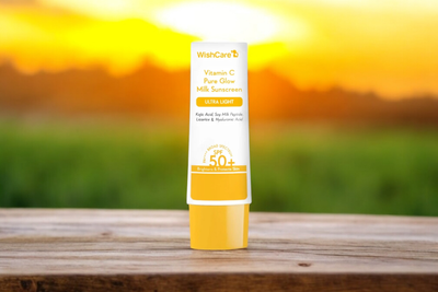 Wishcare 2% Vitamin C Pure Glow Milk Sunscreen | SPF 50 PA++++_img_0