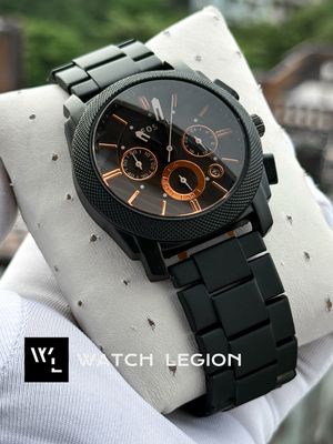 FOSSIL CHAIN CHRONOGRAPH BROWN GLASS