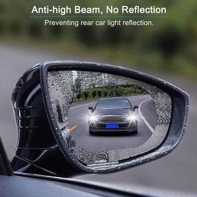 2-Pack Car Rearview Mirror Film – Rainproof, Waterproof, Anti-Fog Nano Coating for Clear Vision_img_1