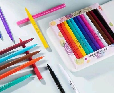Handaiyan Colorful Eyeliner  Set Of 12pcs_img_1