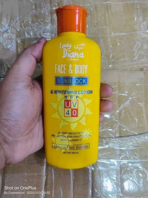 Lady Diana face and body Sunblock & Whitening Lotion 200 ml_img_4