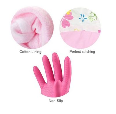 Regular Kitchen Cleaning Gloves KG-1428 ( Multi-Color )_img_11