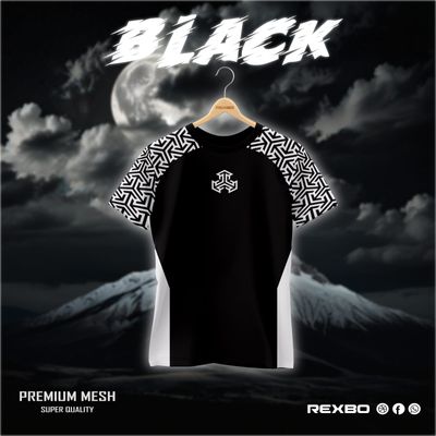 Stylish Mesh Fabric Half Sleeve T-Shirt_img_3