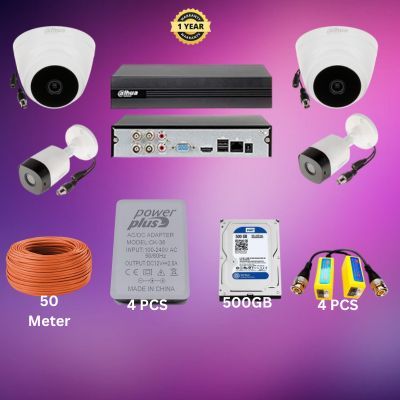 Dahua 4CH XVR 4pcs 2MP camera package_img_0